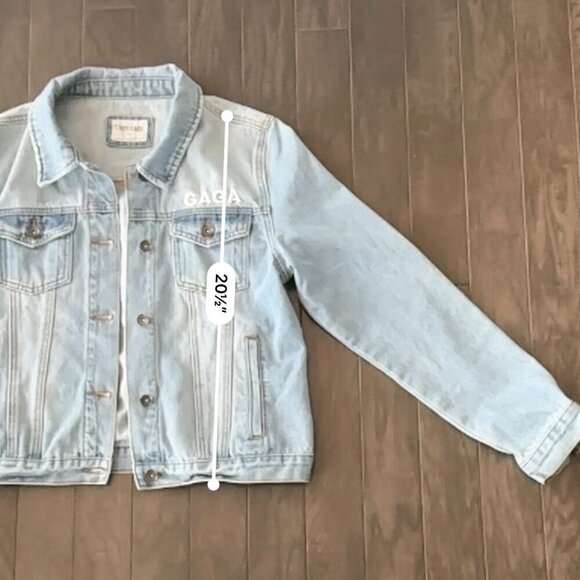 GAGA Lady Gaga Joanne Tour Limited Edition Jean Jacket   *Kids XL Size* - Picture 9 of 14
